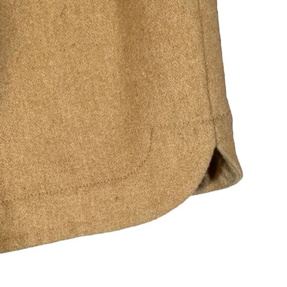 Vineyard Vines Beige Wool Blend Lined Mini Skirt With Pockets Women Sz 8 - Picture 7 of 11